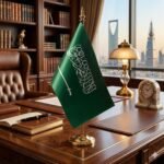 علم  المملكة العربية السعودية مكتبي صغير   #958