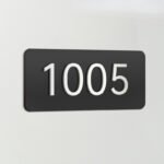 ⁦ترقيم شقق ومكاتب10 ×15سم⁩ - الصورة ⁦3⁩