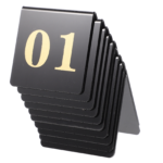 ⁦أرقام طاولات أكرليك فاخرة عدد 10 ارقام#01⁩ - الصورة ⁦3⁩