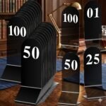 أرقام طاولات أكرليك فاخرة عدد 10ارقام#02